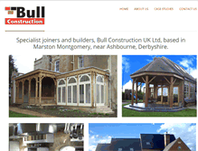 Tablet Screenshot of bullconstructionuk.com